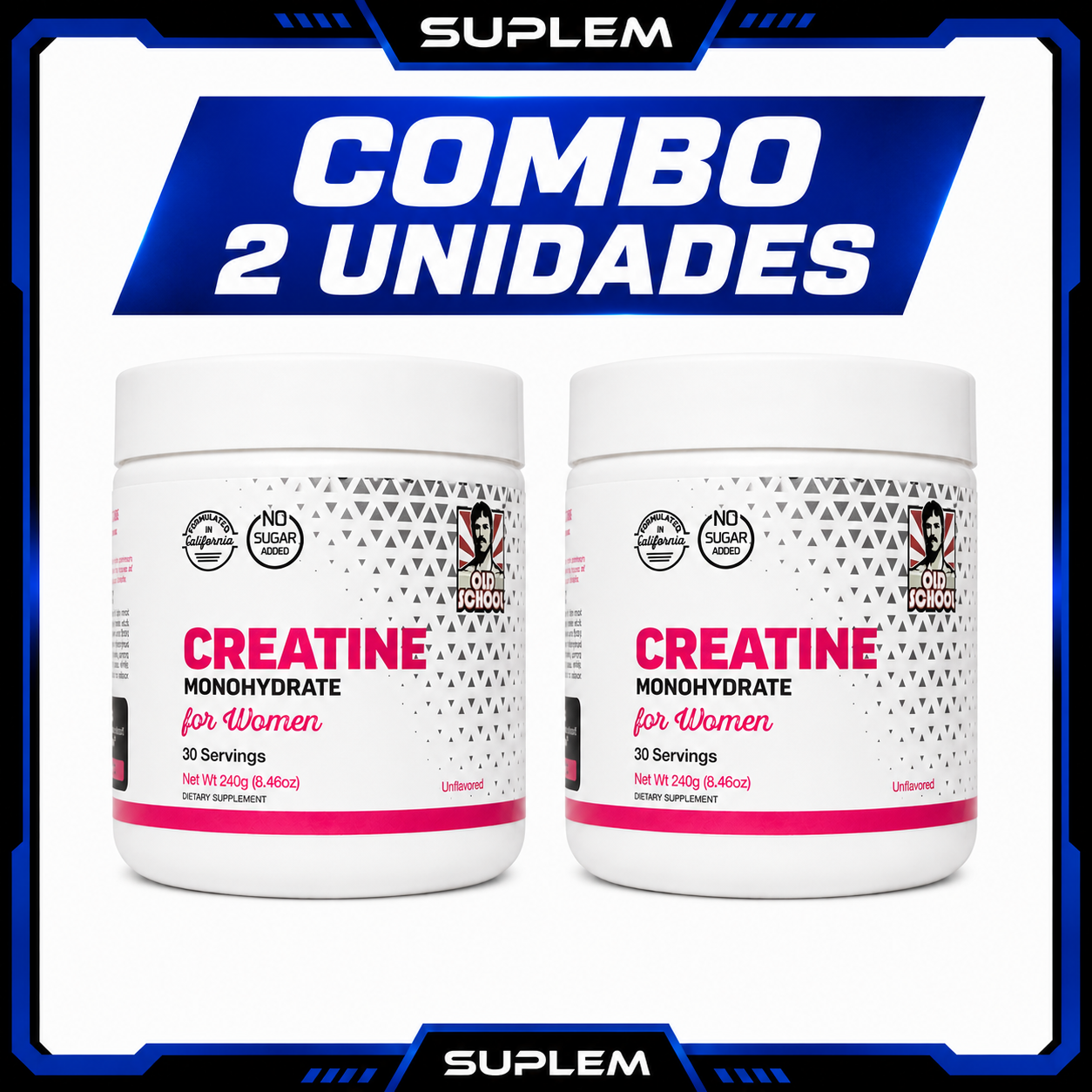 Creatina monohidratada. Pague 1 Lleve 2.