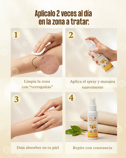 Tag Recede™- Spray eliminador de verrugas