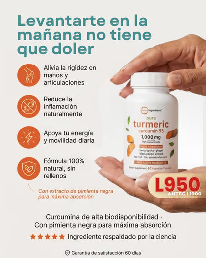 Turmeric™ | Cúrcuma Premium para el Dolor e Inflamación Articular