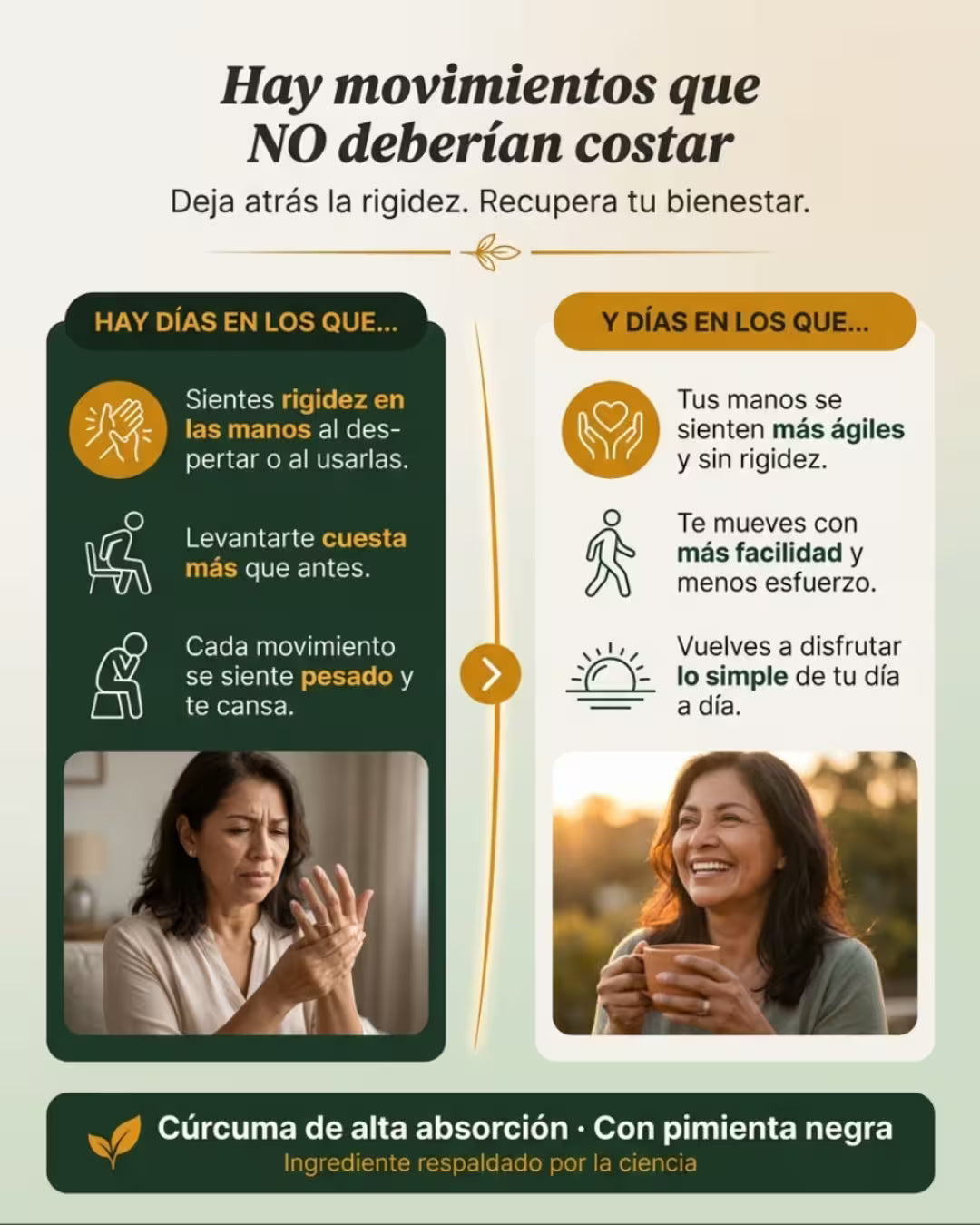 Turmeric™ | Cúrcuma Premium para el Dolor e Inflamación Articular