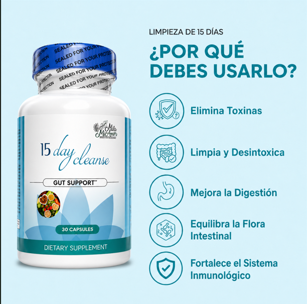 15 Day Cleanse, Mila Miamor, 30 caps ASIG.