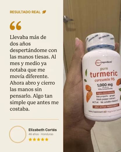Turmeric™ | Cúrcuma Premium para el Dolor e Inflamación Articular