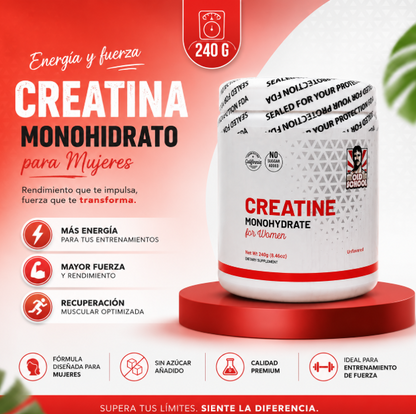 CREATINE MONOHYDRATE WOMEN X 240 G