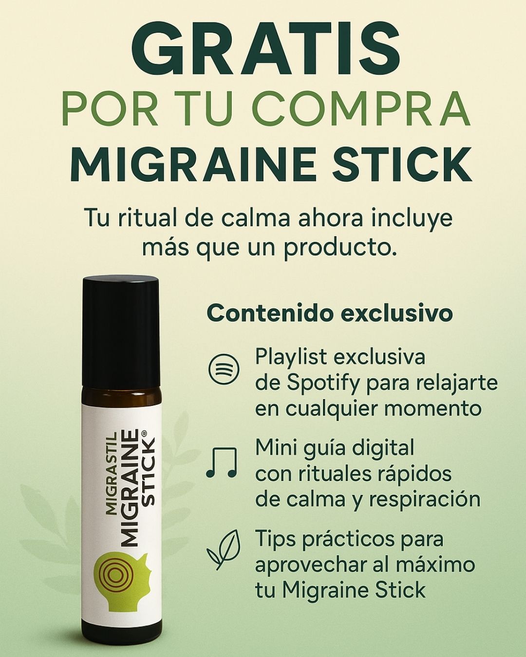 Paga 1 Lleva 2 Migraine Stick™