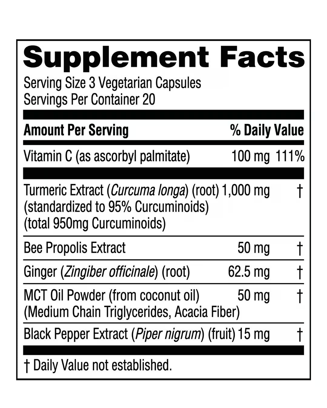 Turmeric™ | Cúrcuma Premium para el Dolor e Inflamación Articular
